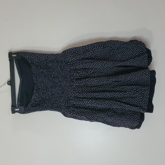 Vintage Superdry Navy Dainty Floral Bandeau Mini Dress Size Extra Small Viscose - Picture 6 of 12